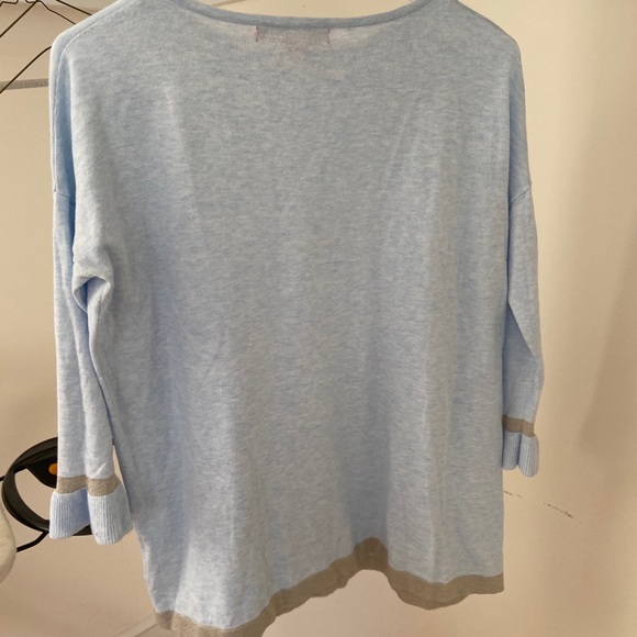 Lilly Pulitzer light blue sweater top - Picture 5 of 7